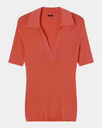 Joseph Ribbed Slim-fit Polo