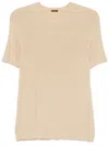 Joseph Ribbed T-shirt In Neutrals