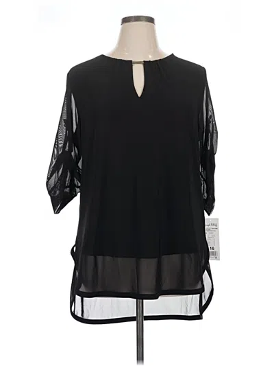 Joseph Ribkoff 3/4 Sleeve Blouse In Black