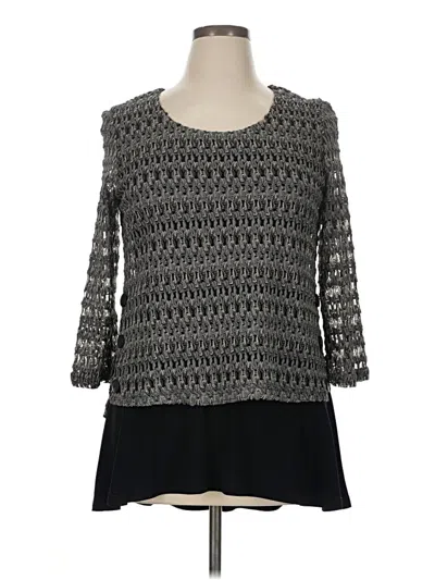 Joseph Ribkoff 3/4 Sleeve Blouse In Multi