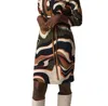 Joseph Ribkoff Abstract Belted Tunic Dress In Multi In Multi