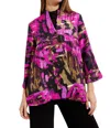 Joseph Ribkoff Abstract Print Jacket In Black/multi In Black