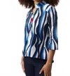 Joseph Ribkoff Vanilla Multi Print Top In Blue In Multi