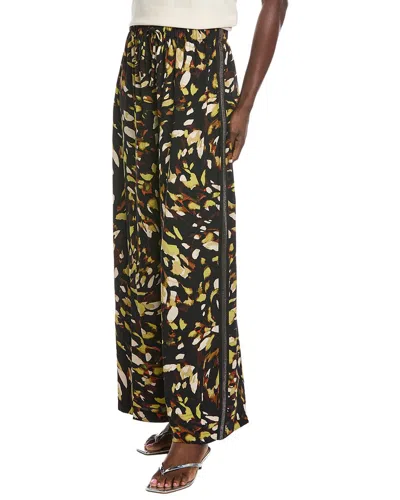 Joseph Ribkoff Abstract Wide Leg Trouser In Multi