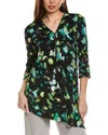 Joseph Ribkoff Abstract Print Blouse In Black Multi In Black