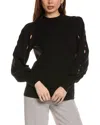 Joseph Ribkoff Balloon Sleeve Sweater In Black