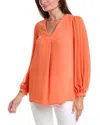 Joseph Ribkoff Balloon Sleeve Top In Pink