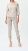 Joseph Ribkoff Elbow Sleeve Shirt In Pink