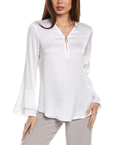 JOSEPH RIBKOFF BELL-SLEEVE TOP