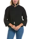 Joseph Ribkoff Belted Top In Black