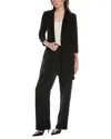 Joseph Ribkoff Silky Knit Duster Coat In Black In Black