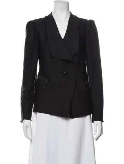 Pre-owned Joseph Ribkoff Blazer In Black