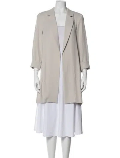 Pre-owned Joseph Ribkoff Blazer In Gray