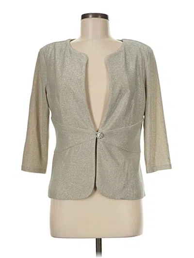 Pre-owned Joseph Ribkoff Blazer Jacket In Gold