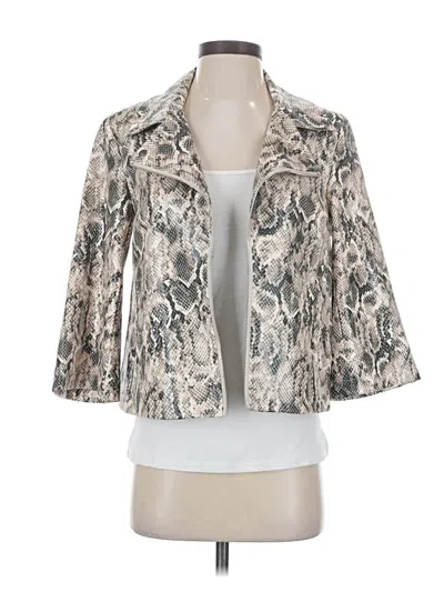 Pre-owned Joseph Ribkoff Blazer Jacket In Ivory