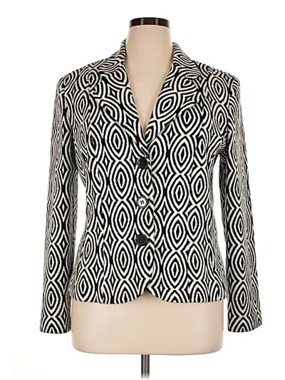 Pre-owned Joseph Ribkoff Blazer Jacket In Ivory
