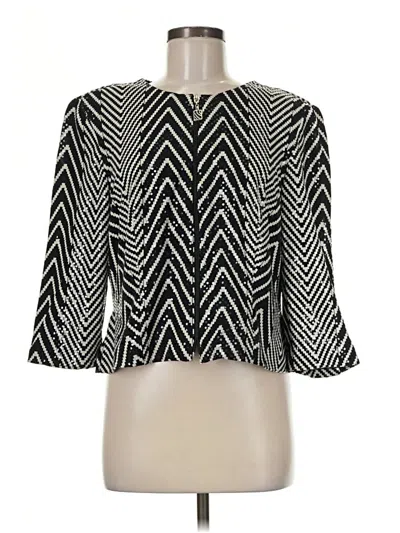 Pre-owned Joseph Ribkoff Blazer Jacket In Silver