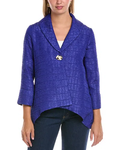 Joseph Ribkoff Blazer Top In Blue