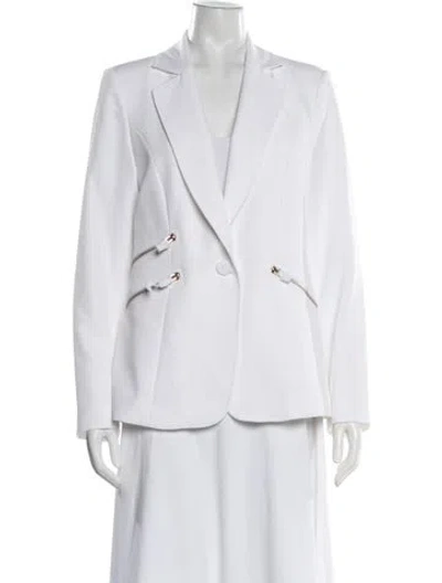 Pre-owned Joseph Ribkoff Blazer W/ Tags In White