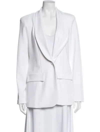 Pre-owned Joseph Ribkoff Blazer In White