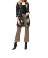 Joseph Ribkoff Bohemian Abstract Blazer In Black/beige In Multi