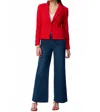 Joseph Ribkoff Boucle Fitted Blazer In Radiant Red In Red