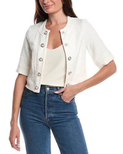 Joseph Ribkoff Boucle Jacket In White