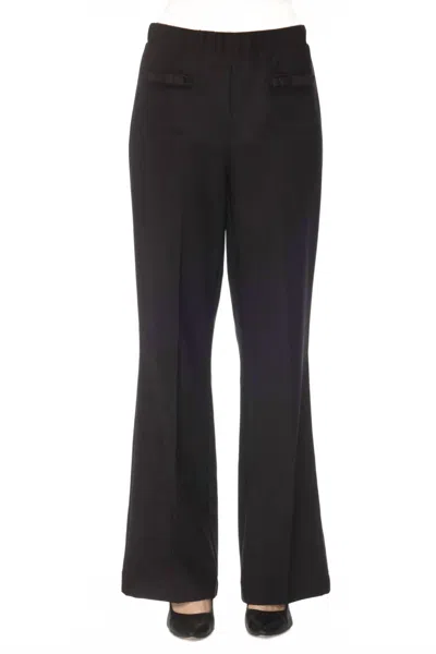 Joseph Ribkoff Bow Pockets Pull On Flared Pant In Black