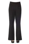 Joseph Ribkoff Bow Pockets Pull On Flared Pants In Black In Black