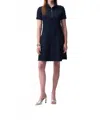 Joseph Ribkoff Bubble Jacquard A-line Dress In Navy In Blue