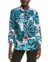 Joseph Ribkoff Burnout Top In Blue