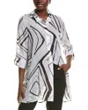 Joseph Ribkoff Burnout Tunic In White