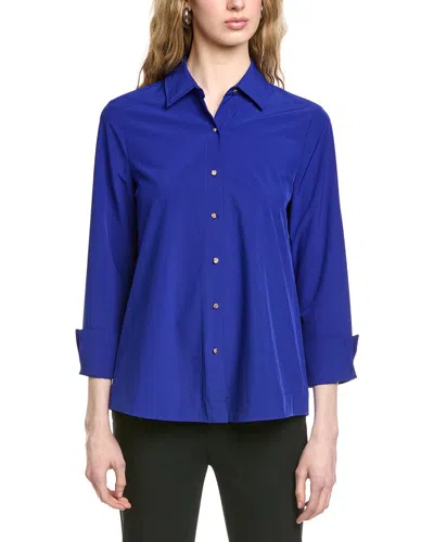 Joseph Ribkoff Button-front Shirt In Blue