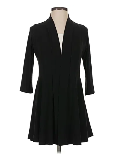 Pre-owned Joseph Ribkoff Cardigan Sweater In Black