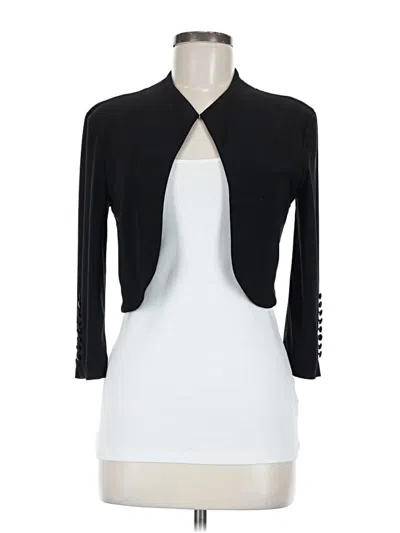 Pre-owned Joseph Ribkoff Cardigan Sweater In Black