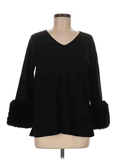 Pre-owned Joseph Ribkoff Cardigan Sweater In Black