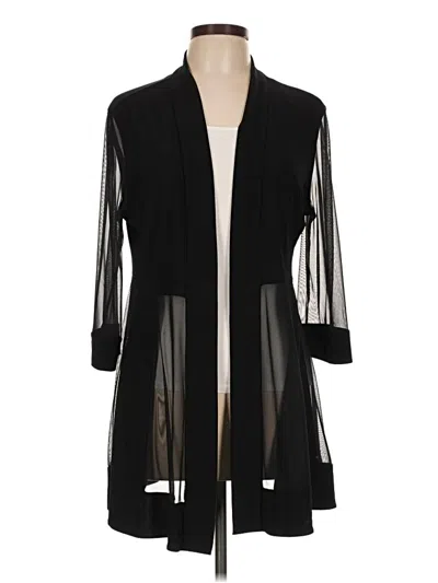 Pre-owned Joseph Ribkoff Cardigan Sweater In Black