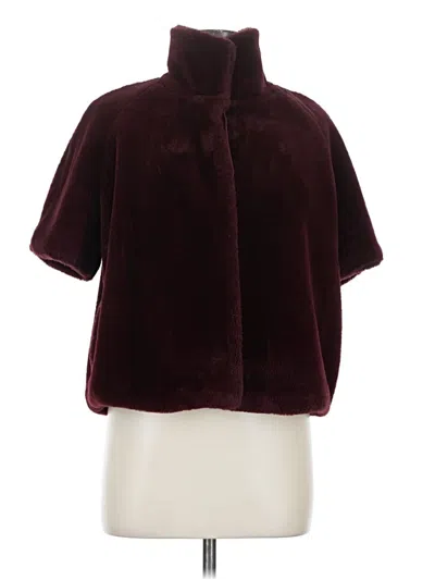 Pre-owned Joseph Ribkoff Cardigan Sweater In Burgundy