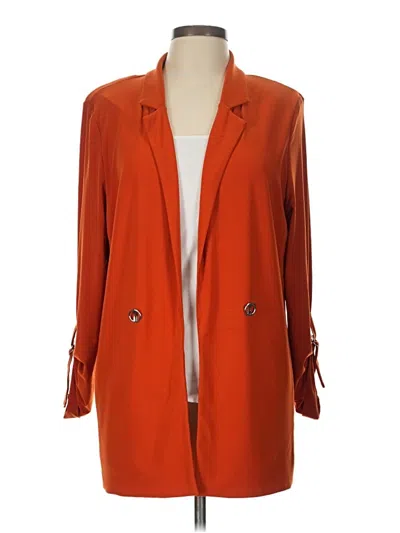 Pre-owned Joseph Ribkoff Cardigan Sweater In Orange