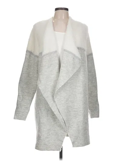 Pre-owned Joseph Ribkoff Cardigan Sweater In Silver
