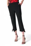 Joseph Ribkoff Knit Jogger Pants With Cargo Pockets In Black In Black