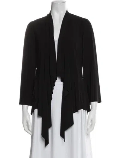 Pre-owned Joseph Ribkoff Cashmere Jacket In Black
