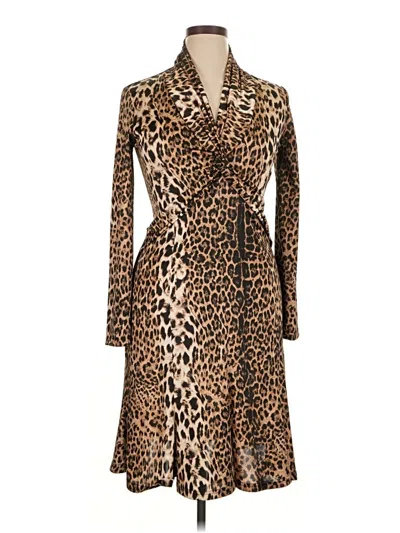 Pre-owned Joseph Ribkoff Casual Dress In Brown