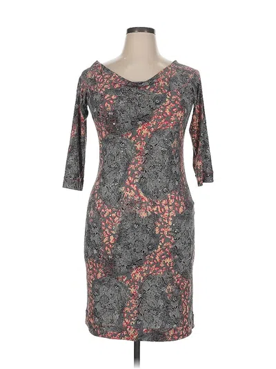 Pre-owned Joseph Ribkoff Casual Dress In Gray