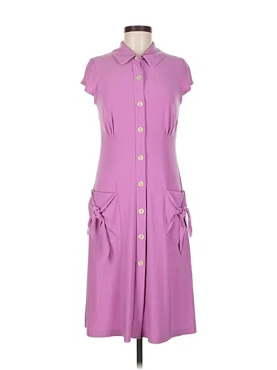 Pre-owned Joseph Ribkoff Casual Dress In Purple