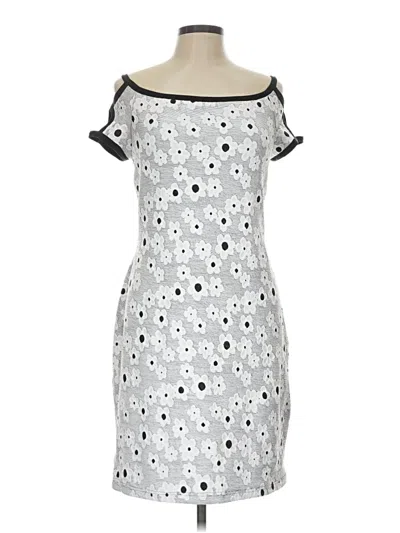 Pre-owned Joseph Ribkoff Casual Dress In Silver