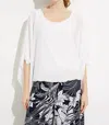 Joseph Ribkoff Casual Flutter Sleeve Pullover In 1761 - Vanilla In White