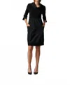Joseph Ribkoff Casual Knee-length Mini Dress In Black