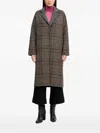 Joseph Ribkoff Checked Collared Coat In Pattern