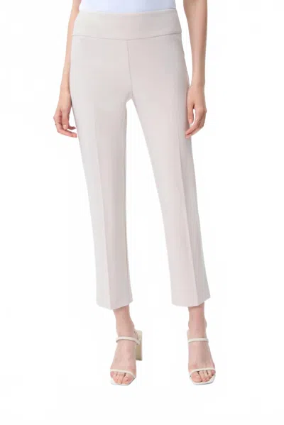 Joseph Ribkoff Classic Cropped Pant In Moonstone In White